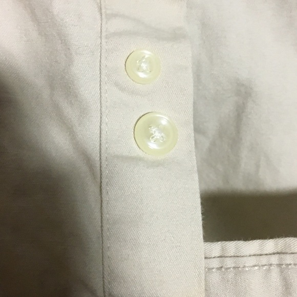 Ralph Lauren tan button down Boys (M) medium. - Picture 5 of 5